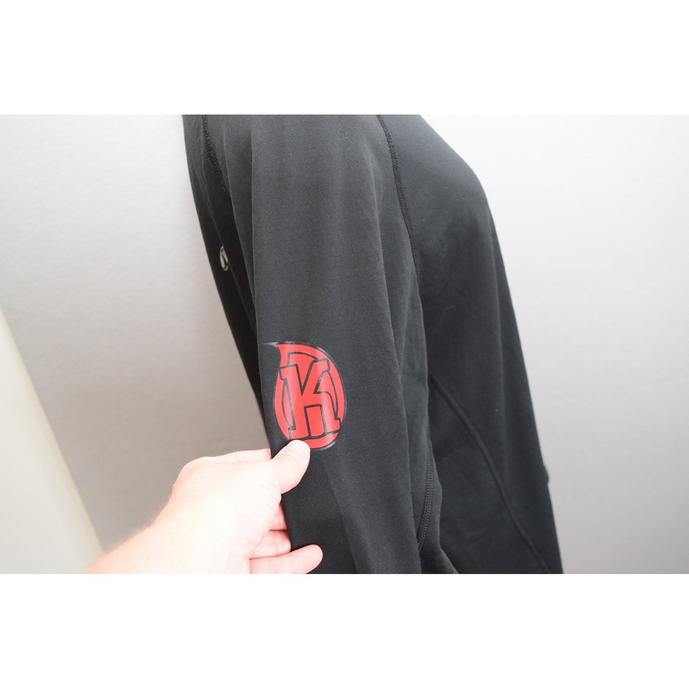 Kuiu Encounter Pullover M Black 1/4 Zip Wicking Anti-Odor Mens Top Logo Hunting - Picture 4 of 5